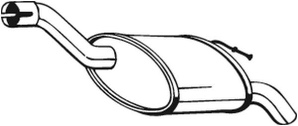BOSAL Endschalldämpfer