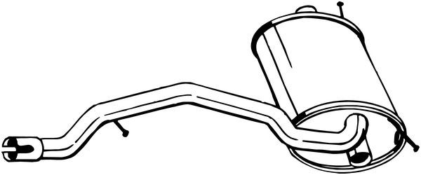 BOSAL Endschalldämpfer