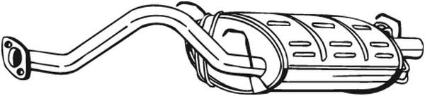 BOSAL Endschalldämpfer