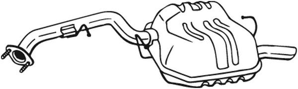 BOSAL Endschalldämpfer