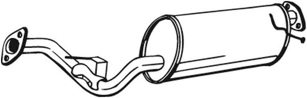 BOSAL Mittelschalldämpfer