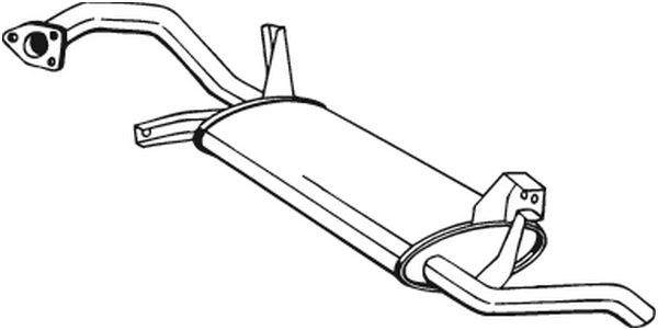 BOSAL Endschalldämpfer