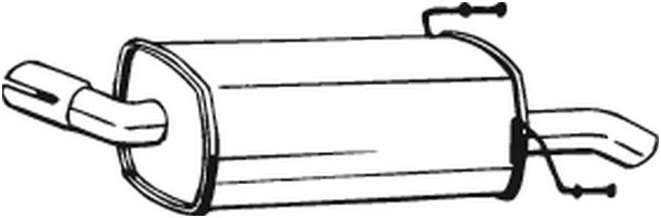 BOSAL Endschalldämpfer