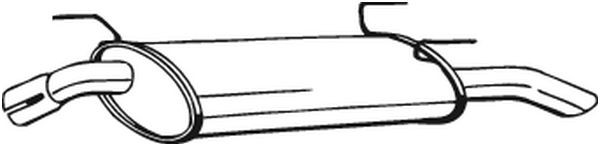 BOSAL Endschalldämpfer