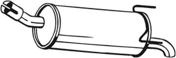 BOSAL Endschalldämpfer