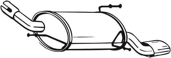 BOSAL Endschalldämpfer