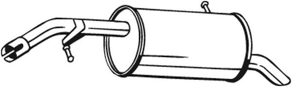 BOSAL Endschalldämpfer
