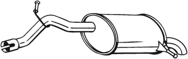 BOSAL Endschalldämpfer