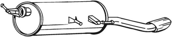 BOSAL Endschalldämpfer