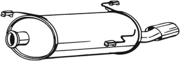 BOSAL Endschalldämpfer