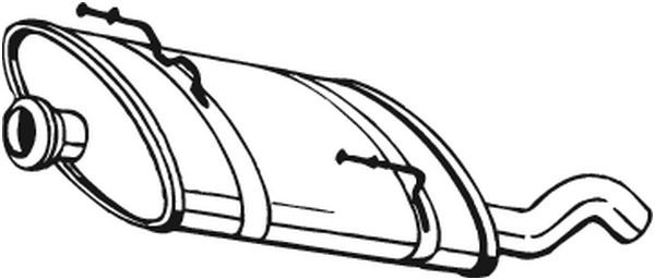 BOSAL Endschalldämpfer