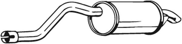 BOSAL Endschalldämpfer