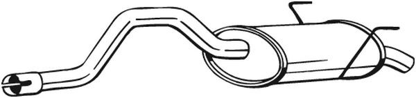 BOSAL Endschalldämpfer