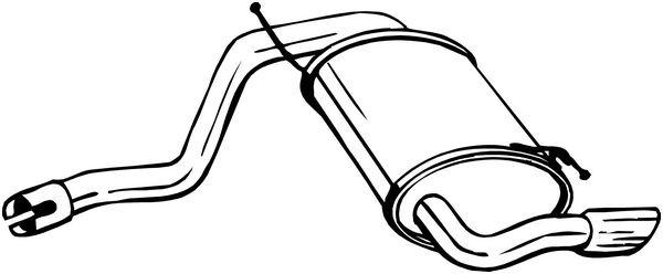 BOSAL Endschalldämpfer