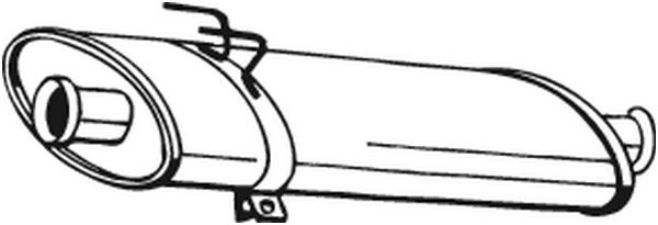 BOSAL Mittelschalldämpfer