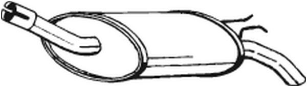 BOSAL Endschalldämpfer