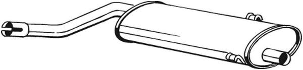 BOSAL Mittelschalldämpfer