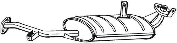 BOSAL Mittelschalldämpfer