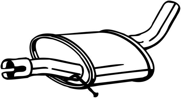 BOSAL Mittelschalldämpfer