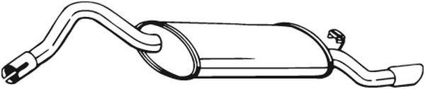 BOSAL Endschalldämpfer