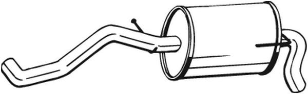 BOSAL Endschalldämpfer