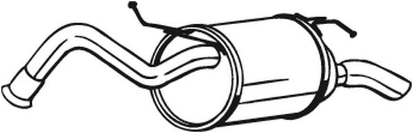 BOSAL Endschalldämpfer