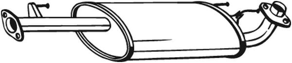 BOSAL Mittelschalldämpfer