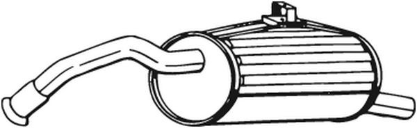 BOSAL Endschalldämpfer