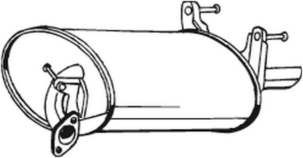 BOSAL Endschalldämpfer