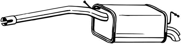 BOSAL Endschalldämpfer
