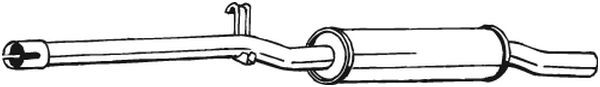 BOSAL Mittelschalldämpfer