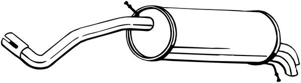 BOSAL Endschalldämpfer