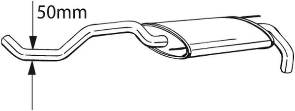 BOSAL Endschalldämpfer