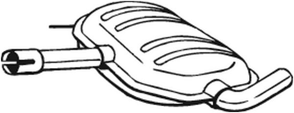 BOSAL Mittelschalldämpfer