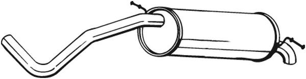 BOSAL Endschalldämpfer