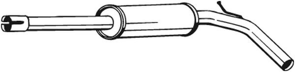 BOSAL Mittelschalldämpfer