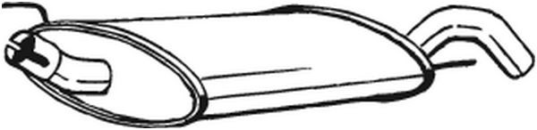 BOSAL Endschalldämpfer