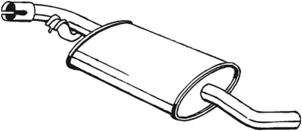 BOSAL Mittelschalldämpfer