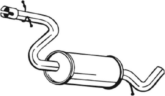 BOSAL Mittelschalldämpfer