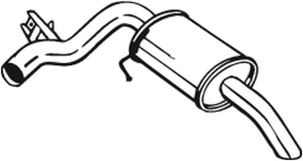 BOSAL Endschalldämpfer