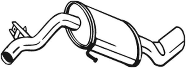 BOSAL Endschalldämpfer