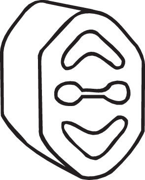 BOSAL Gummistreifen, Abgasanlage