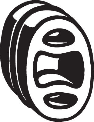 BOSAL Gummistreifen, Abgasanlage