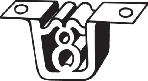 BOSAL Gummistreifen, Abgasanlage