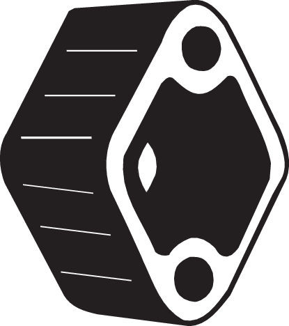 BOSAL Gummistreifen, Abgasanlage