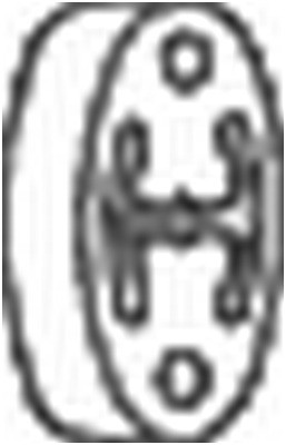 BOSAL Gummistreifen, Abgasanlage