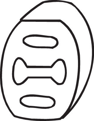 BOSAL Gummistreifen, Abgasanlage