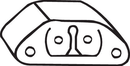 BOSAL Gummistreifen, Abgasanlage