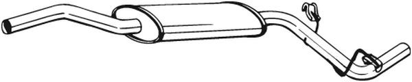 BOSAL Mittelschalldämpfer