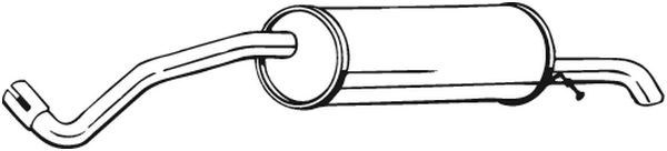 BOSAL Endschalldämpfer